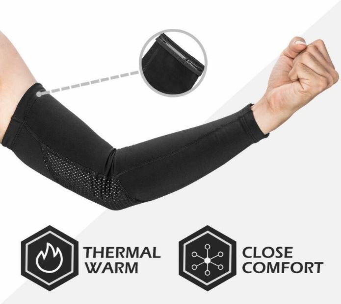 ROCKBROS XT019BK Kerékpáros Kar ujjak Meleg Fényvisszaverő S-3XL
