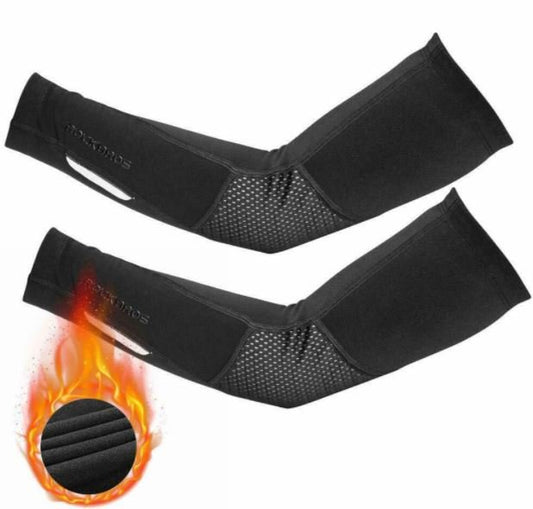 ROCKBROS XT019BK Kerékpáros Kar ujjak Meleg Fényvisszaverő S-3XL