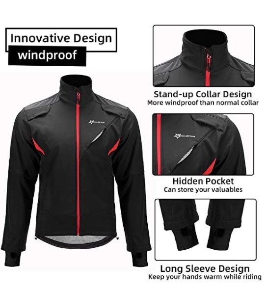 ROCKBROS YPW021 Bike téli kabát vízálló széldzseki M-4XL