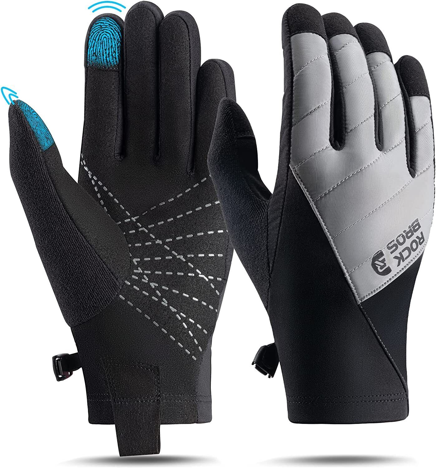 ROCKBROS téli kerékpáros kesztyű Érintőképernyős Warm Thermal Sport