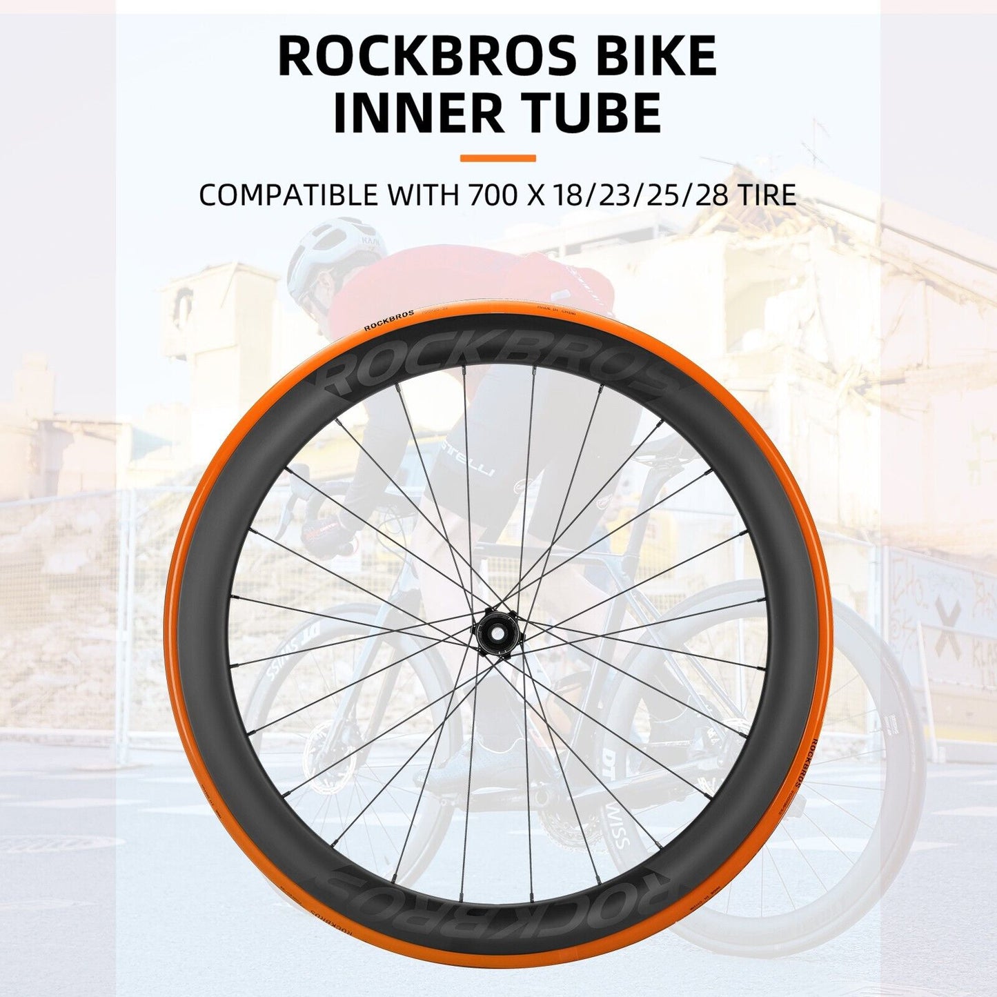 ROCKBROS kerékpárcső 700 x 18-32C 35g TPU Presta szelepes országúti kerékpár