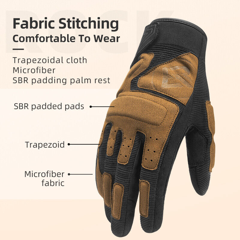 ROCKBROS MT003 Gloves Motorcycle Full Finger Touchscreen Bike