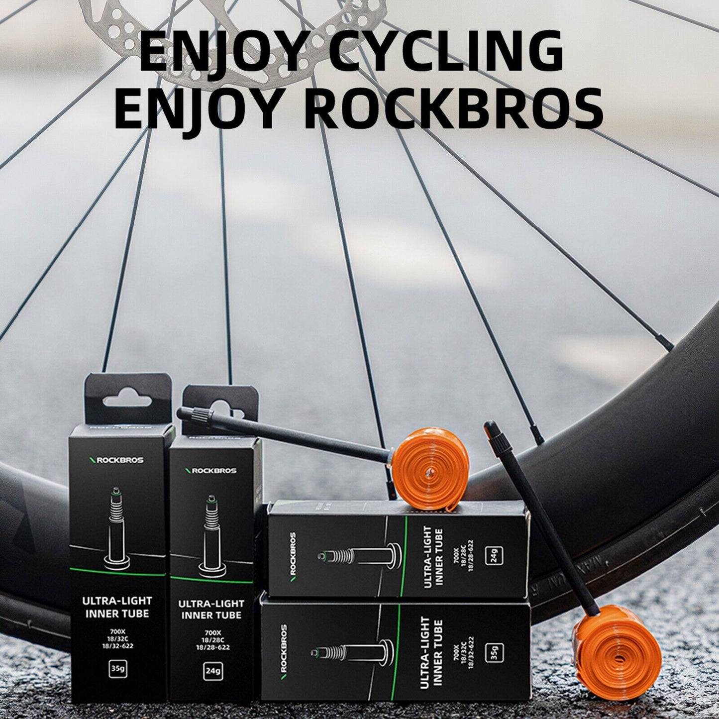 ROCKBROS kerékpárcső 700 x 18-32C 35g TPU Presta szelepes országúti kerékpár