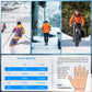 ROCKBROS téli kerékpáros kesztyű Érintőképernyős Warm Thermal Sport