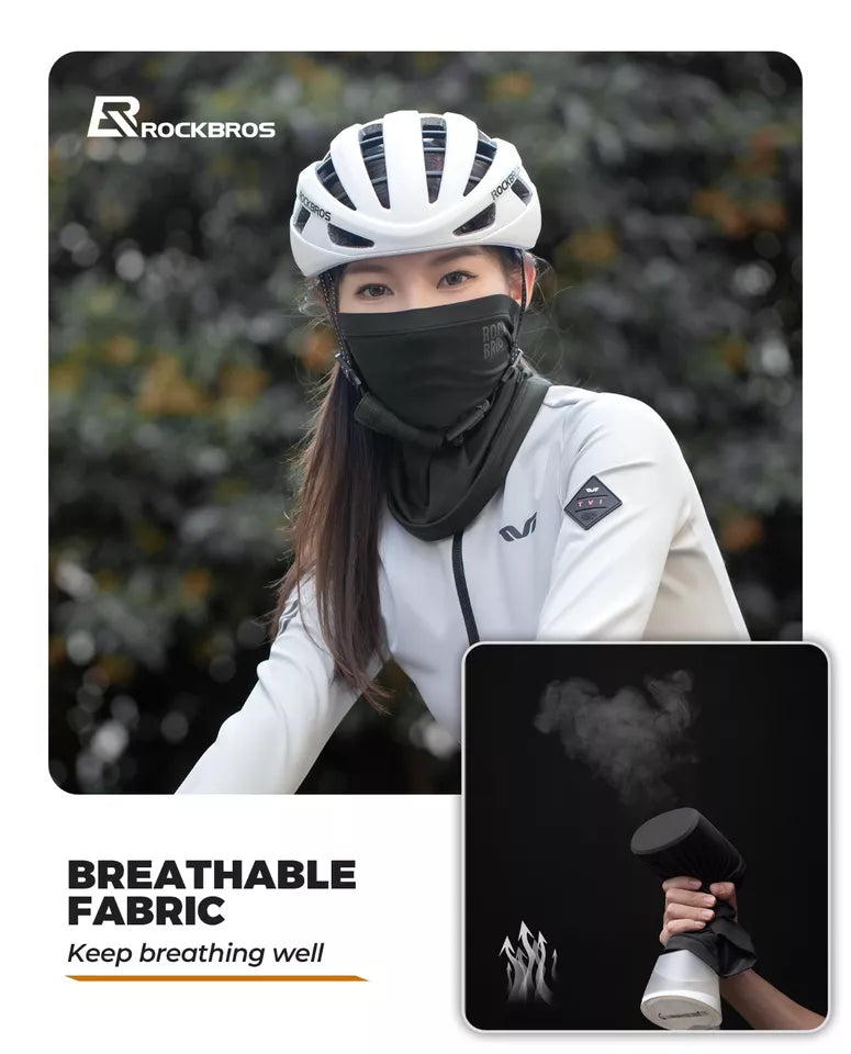 ROCKBROS Half Balaclava Winter Warm Tube Sál Nyak Melegítő Outdoors Unisex
