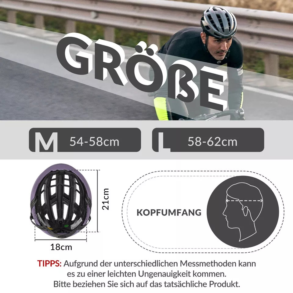 ROCKBROS kerékpáros sisak országúti kerékpár PC + EPS 54-58 cm kerékpáros sisak női férfi lengéscsillapítás