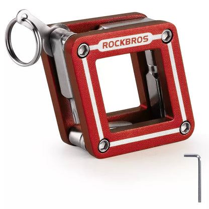 ROCKBROS kerékpáros multifunkciós szerszám 8 az 1-ben javítás összecsukható szerszám javítás