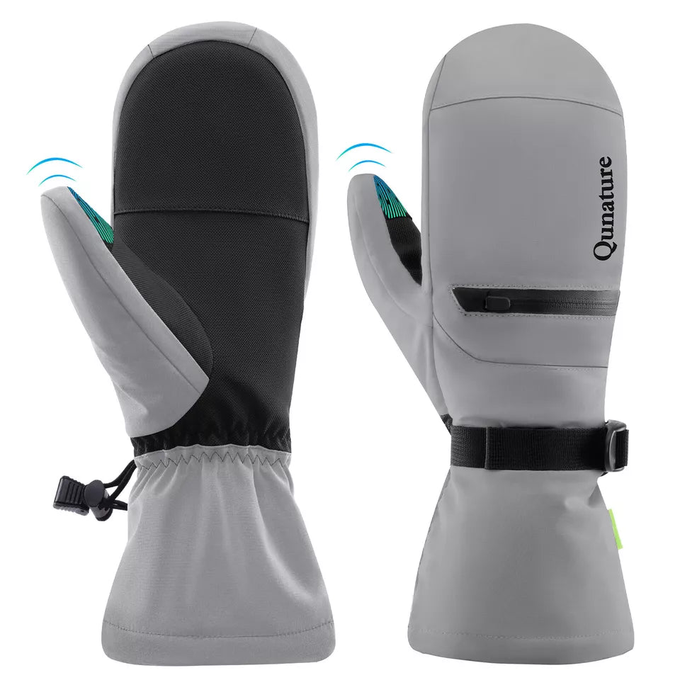 Qunature meleg síkesztyűk vízálló snowboard kesztyűk XS-XL női/férfi