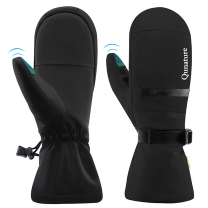 Qunature meleg síkesztyűk vízálló snowboard kesztyűk XS-XL női/férfi