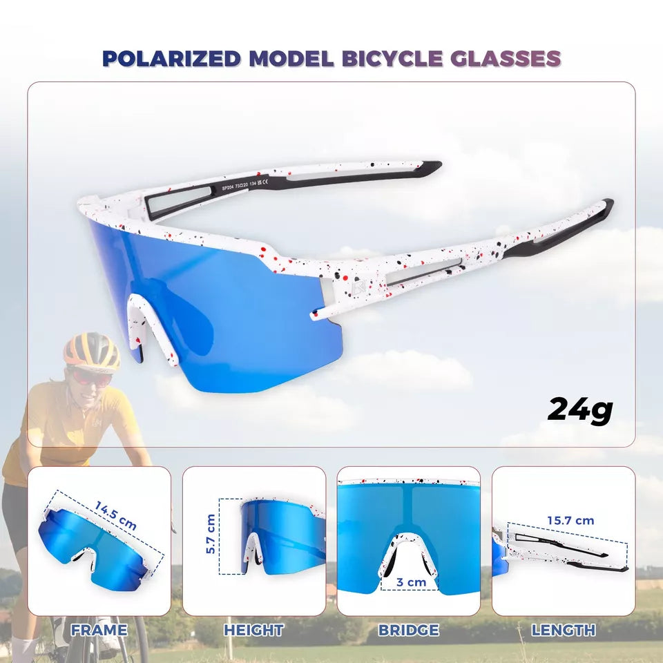 ROCKBROS Polarizált/Fotokróm Napszemüveg Kerékpáros Szemüveg Kerékpár UV400 UNISEX