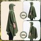 Qunature Outdoors Multifunkcionális Rain Poncho Kerékpár Rain Cape Rain Poncho