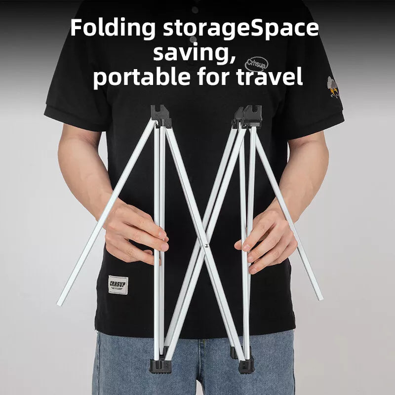 Qunature kempingasztal összecsukható alumínium asztal 600D zsákos piknikasztallal 15 kg-ig