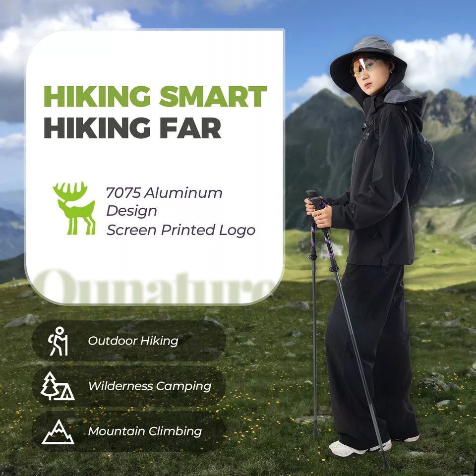 Qunature túrabotok túrabotok 7075 alumínium 130cm