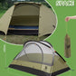 Qunature Camping Sátor 2 fő részére Hátizsák sátor Vízálló sátor X-szerkezettel