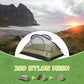 Qunature Camping Sátor 2 fő részére Hátizsák sátor Vízálló sátor X-szerkezettel