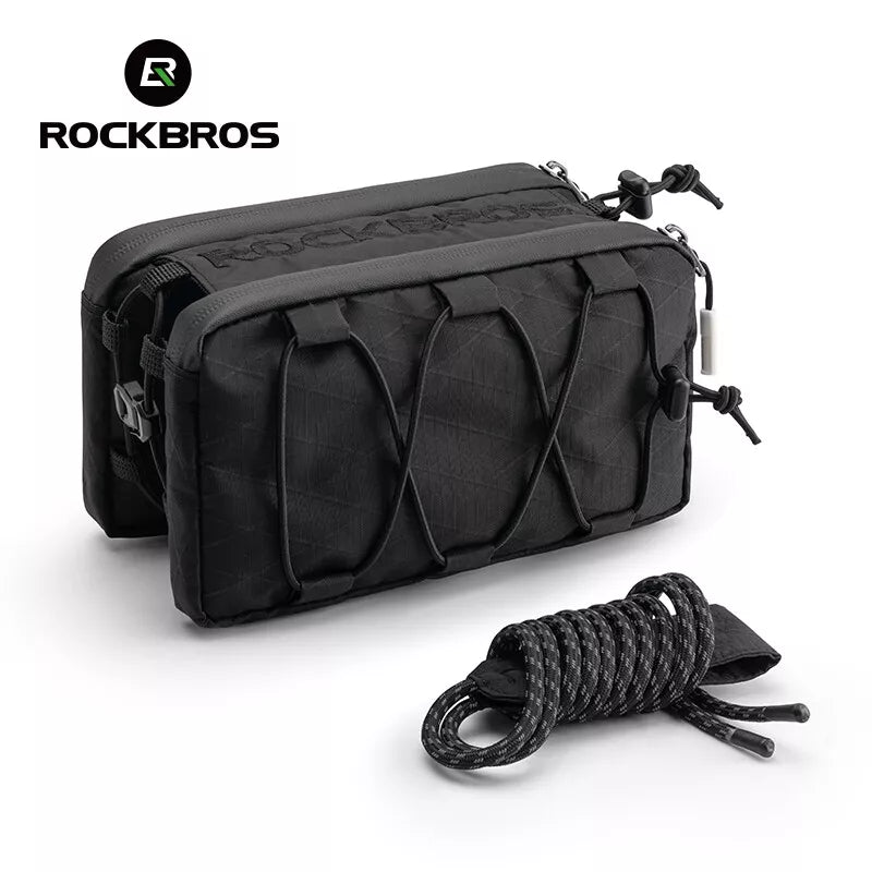 ROCKBROS 1L kerékpár duplavázas táska felső csőtáska elöl 5 szín országúti kerékpárhoz MTB