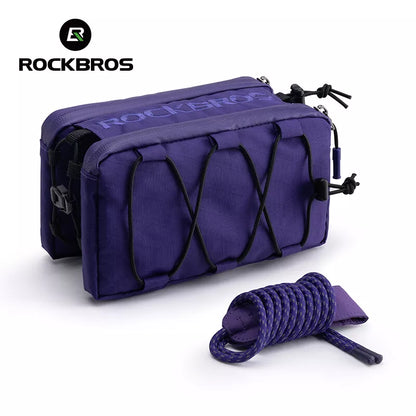 ROCKBROS 1L kerékpár duplavázas táska felső csőtáska elöl 5 szín országúti kerékpárhoz MTB