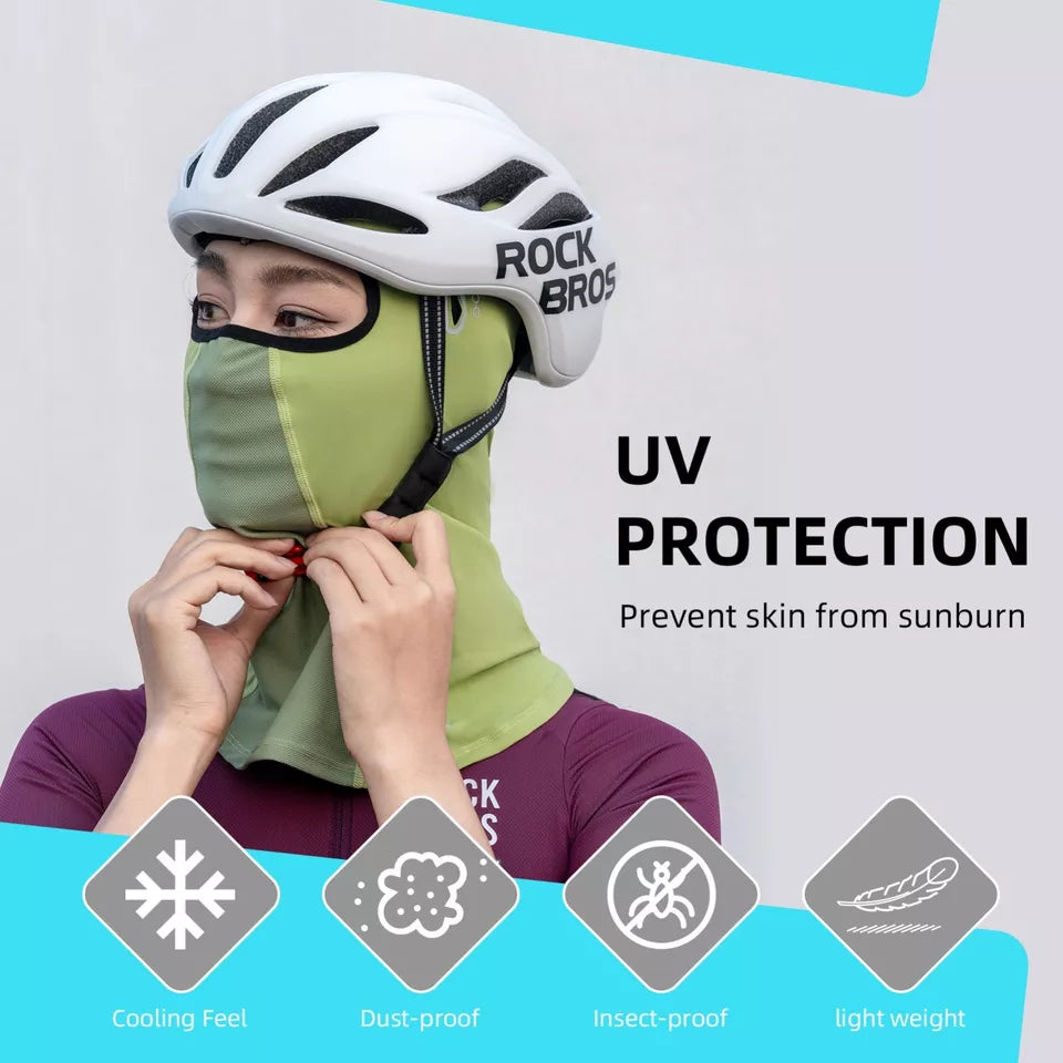 ROCKBROS nyári balaklava UPF40+ balaklava multifunkcionális maszk